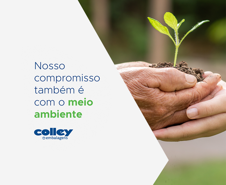 Nosso compromisso também é com o meio ambiente