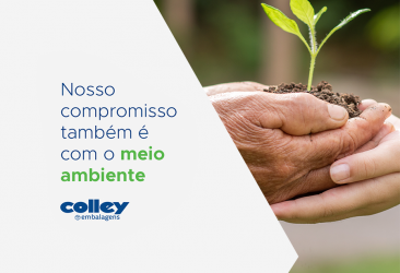 Nosso compromisso também é com o meio ambiente